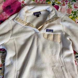 Patagonia Re-Tool Snap Pullover Birch/White M